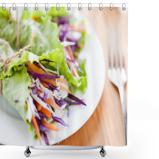 Personality  Cabbage Salad Wrapped In Lettuce Shower Curtains