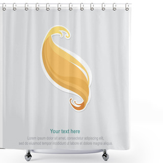 Personality  Hair Style Poster Locks Of Hair Shower Curtains