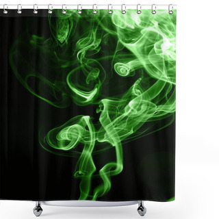 Personality  Abstract Wave Smoke Shower Curtains