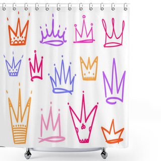 Personality  Illustration. Art Creation Shower Curtains