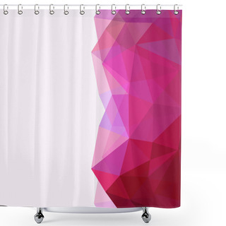 Personality  Geometric Background Shower Curtains