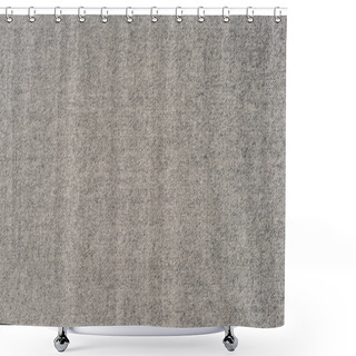 Personality  Top View Of Grey Textile As Background  Shower Curtains