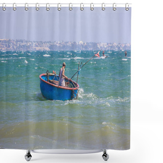 Personality  Fisherman Shower Curtains
