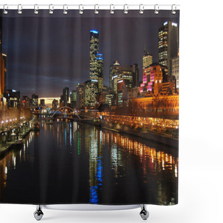 Personality  Melbourne Night Shower Curtains