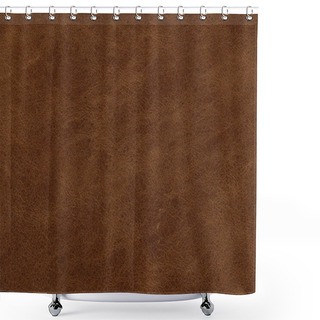 Personality  Brown Leather Texture Shower Curtains