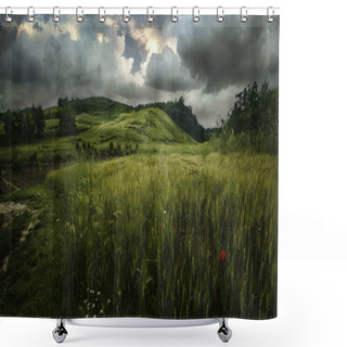 Personality  Before Rain Shower Curtains