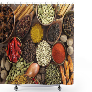 Personality  Spices Shower Curtains