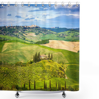 Personality  Tuscany At Spring Shower Curtains