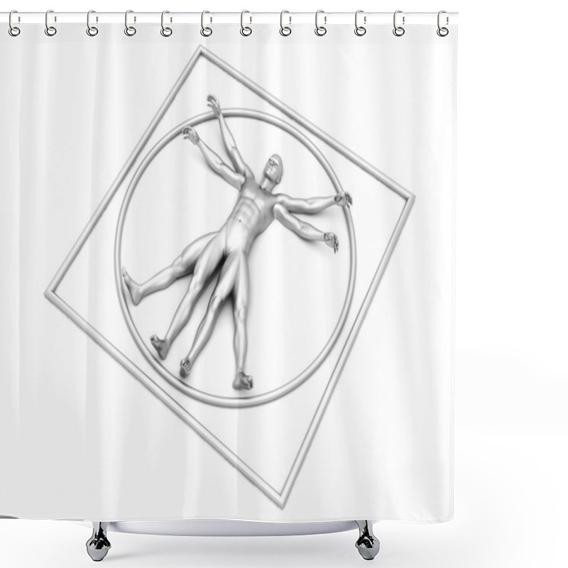 Personality  Human Form Shower Curtains