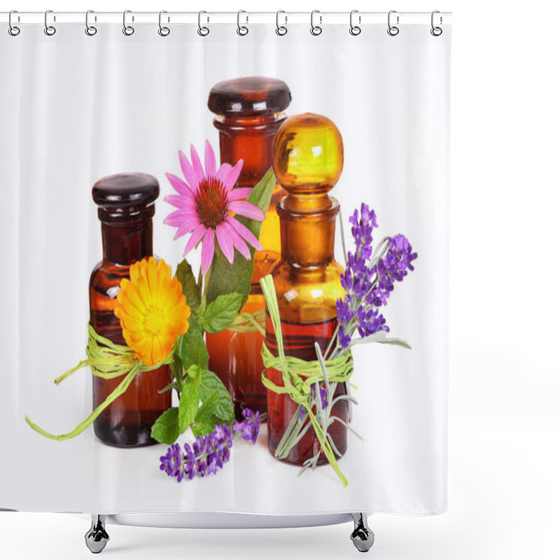 Personality  Wellness With Lavender,calendula,echinacea Shower Curtains