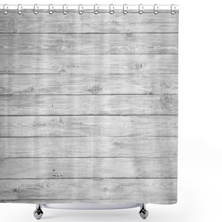 Personality  White Wood Background Shower Curtains