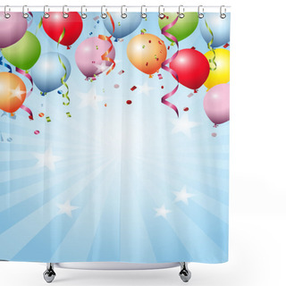 Personality  Happy Birthday Shower Curtains