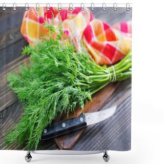 Personality  Fresh Dill Shower Curtains
