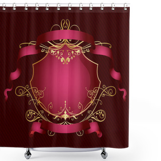 Personality  Grunge Decorative Banner Shower Curtains