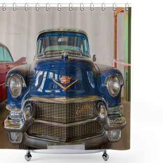Personality  Classical American Vintage Car 1951 Cadillac De Ville. Front Vie Shower Curtains