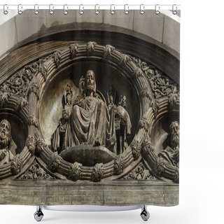 Personality  Detail Of Christ The Savior Cathedral In Moscow Shower Curtains
