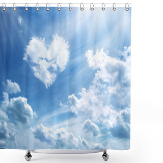 Personality  Heavenly Heart Shower Curtains