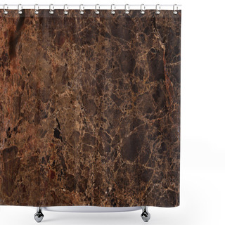 Personality  Abstract Brown Marble Material Background Shower Curtains