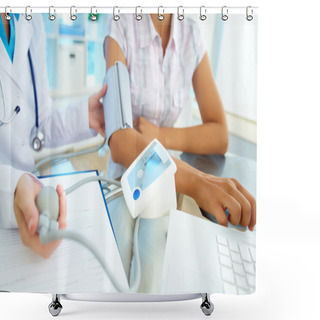 Personality  Firsrt Aid Shower Curtains