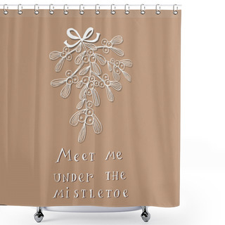 Personality  Christmas Card178 Shower Curtains