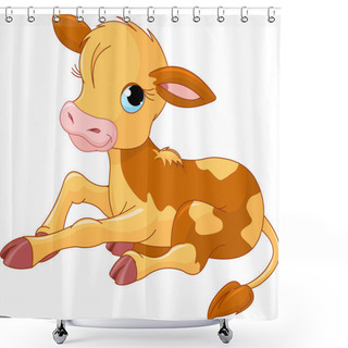Personality  Little Baby Fawn Shower Curtains
