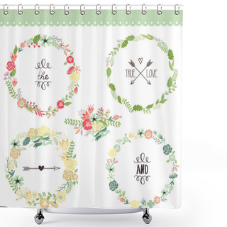 Personality  Frame Collection. Shower Curtains