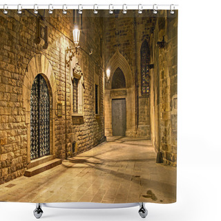 Personality  Gothic Quarter, Barcelona, Spain Shower Curtains