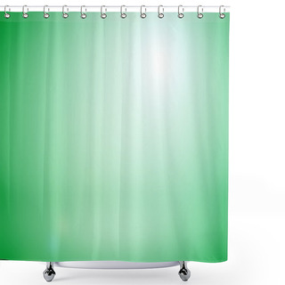 Personality  Light Green Gradient Room Studio Background / Abstract Green Gradient Background. Used As Background For Product Display Shower Curtains