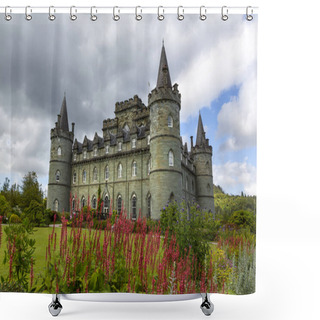 Personality  INVERARAY, SCOTLAND 2022, August 20: The Inveraray Castle. An Iconic Scottish Visitor Attraction In Argyll Shower Curtains