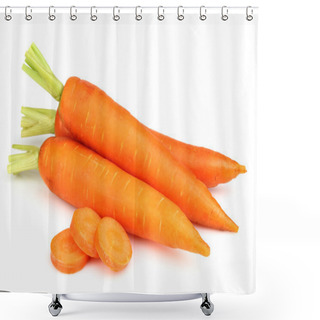 Personality  Fresh Carrot Shower Curtains