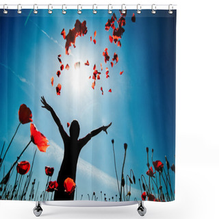 Personality  Enjoying The Nature Shower Curtains