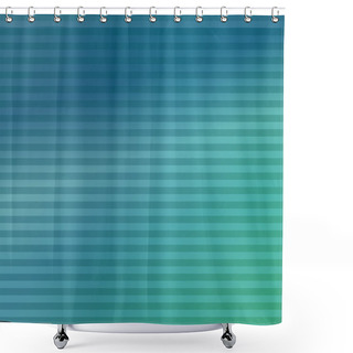 Personality  Light Blue Gradient Stripes Background Design Shower Curtains