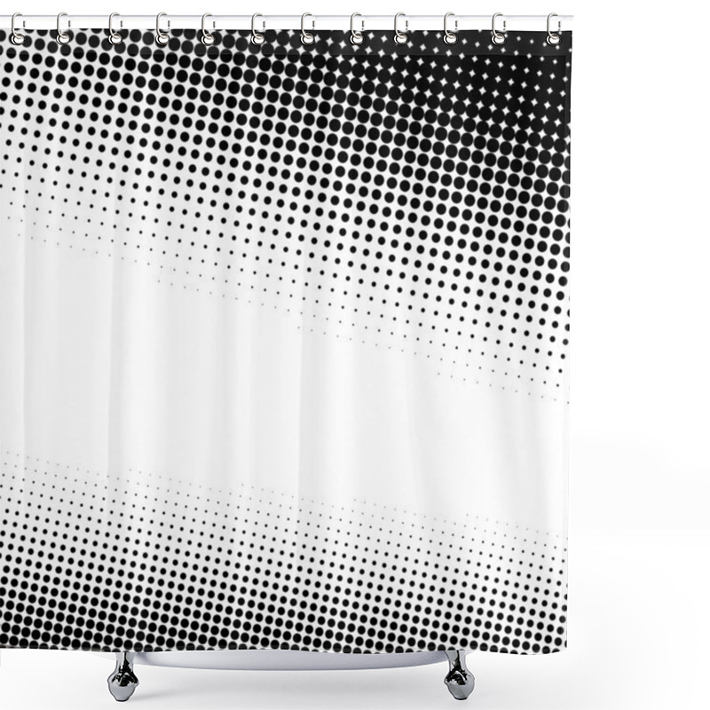 Personality  Halftone Dots Texture shower curtains