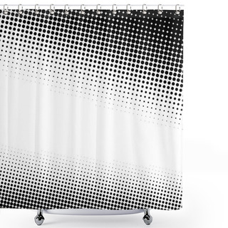 Personality  Halftone Dots Texture Shower Curtains