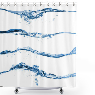 Personality  Set Of Water Splashing Shower Curtains