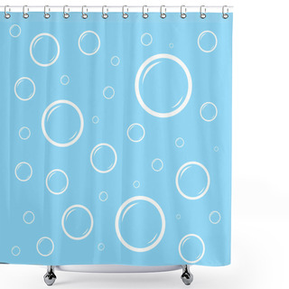 Personality  Soap Bubbles Shower Curtains