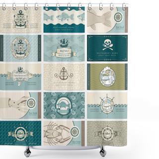 Personality  Sea Theme Shower Curtains