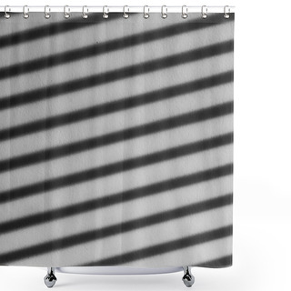 Personality  Venetian Blinds Shadows On Wall, Light Through Blinds On Wall Background Shower Curtains