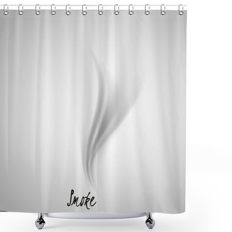 Personality  Grey Smoke Shower Curtains