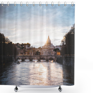 Personality  Tiber River Shower Curtains