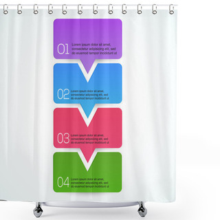 Personality  Modern Design Template. Graphic Or Website Layout Vector Shower Curtains