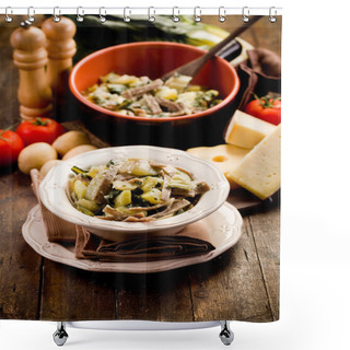 Personality  Pizzoccheri Shower Curtains