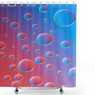 Personality  Beautiful Calm Transparent Water Drops On Bright Abstract Background   Shower Curtains
