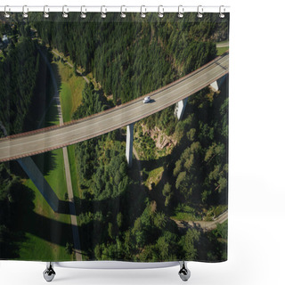 Personality  Aerial View Shower Curtains