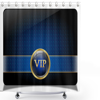 Personality  Abstract Vip Card Shower Curtains