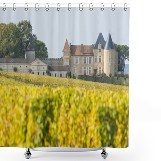 Personality  Vineyard And Chateau D'Yquem, Sauternes Region Shower Curtains