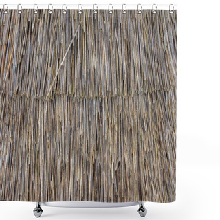Personality  Abstract Background Texture Of A Thatched Roof, Thatch Or Thatching Shower Curtains