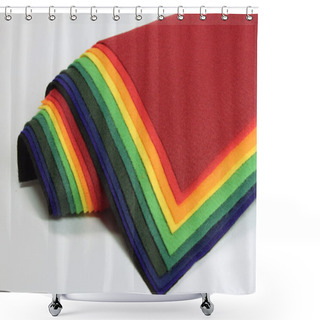 Personality  Samples Of Felt Shower Curtains