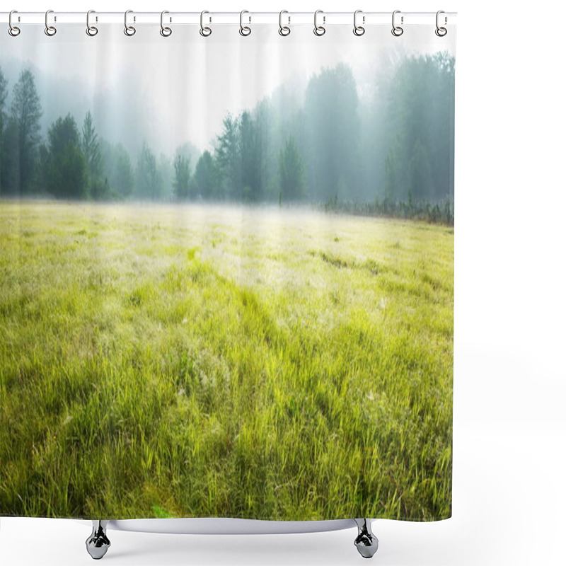 Personality  Summer meadow shower curtains