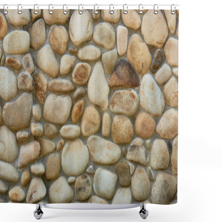 Personality  Rough Weathered Stone Wall Texture, Full Frame Background      Shower Curtains
